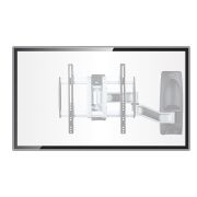 Image de StarTech.com Support Mural TV Articulé - Support Mural VESA, Supporte les Téléviseurs de 26 à 65 pouces - Accroche TV Murale Rétractable à Profil Bas - Fixation Murale ... (TV-WALL-MOUNT-65FS)
