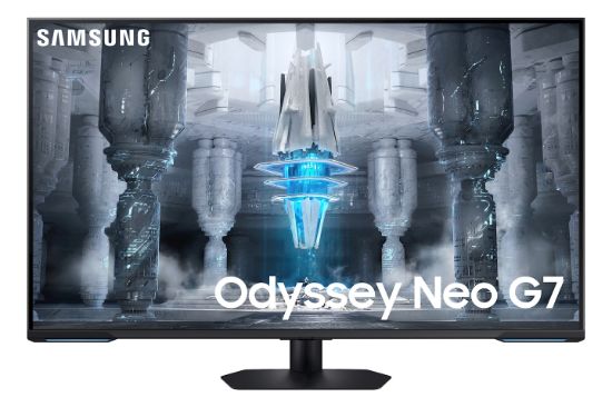 Image de Samsung S43CG700NU écran plat de PC 109,2 cm (43") 3840 x 2160 pixels 4K Ultra HD LED Noir, Blanc (LS43CG700NUXEN)