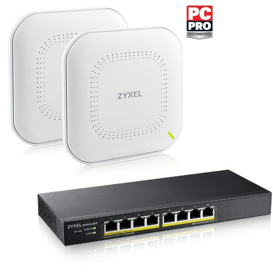 Image de Zyxel GS1915-8EP Géré L2 Gigabit Ethernet (10/100/1000) Connexion Ethernet, supportant l'alimentation via ce port (PoE) Noir (GS1915-8EP-EU0102F)