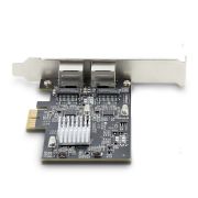 Image de StarTech.com Carte Réseau PCIe à 2 Ports 2,5 Gbps NBASE-T, Intel I225-V - Carte Réseau pour PC - Carte Réseau Ethernet Multi-Gigabit - Carte LAN Serveur PCI Express 2 ... (PR22GI-NETWORK-CARD)