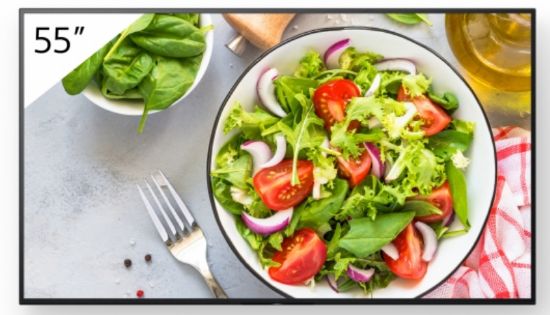 Image de Sony Écran d'affichage dynamique Écran plat de signalisation numérique 139,7 cm (55") LCD Wifi 550 cd/m² 4K Ultra HD Noir Android 24/7 (FW-55BZ35L)