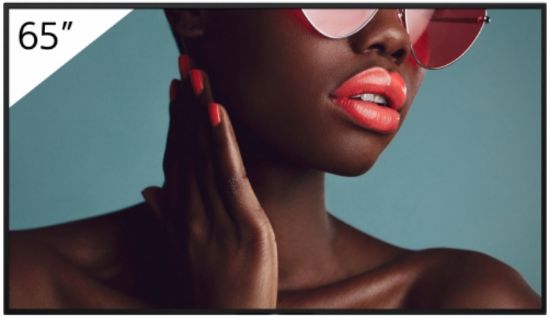 Image de Sony Écran d'affichage dynamique Écran plat de signalisation numérique 165,1 cm (65") LCD Wifi 700 cd/m² 4K Ultra HD Noir Android 24/7 (FW-65BZ40L)