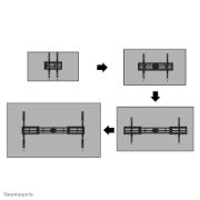 Image de Neomounts Support mural robuste pour écran 55-115" - fixe - verrouillable - paysage et portrait (WL30S-950BL19)