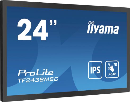 Image de iiyama écran plat de PC 60,5 cm (23.8") 1920 x 1080 pixels Full HD LED Écran tactile Noir (TF2438MSC-B1)