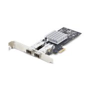 Image de StarTech.com Carte Réseau GbE SFP à 2 Port, PCIe 2.0 x1, Intel I350-AM2, Carte Contrôleur 2x 1GbE, 1000BASE Cuivre/Fibre Optique, Carte Réseau Gigabit Ethernet NIC, B ... (P021GI-NETWORK-CARD)