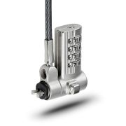Image de StarTech.com Câble Antivol pour Ordinateur Portable de 2m - Câble de Sécurité pour PC Portable, Compatible avec Noble Wedge®/Nano/K-Slot - Câble de Verrouillage avec ... (UNIVC4D-LAPTOP-LOCK)