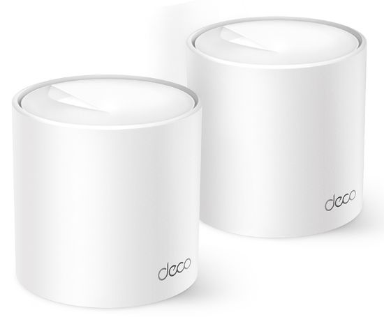 Image de TP-Link Deco X10 Bi-bande (2,4 GHz / 5 GHz) Wi-Fi 6 (802.11ax) Blanc 2 Interne (DECO X10(2-PACK))