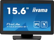Image de iiyama ProLite écran plat de PC 39,6 cm (15.6") 1920 x 1080 pixels Full HD LCD Écran tactile Noir (T1633MSC-B1)