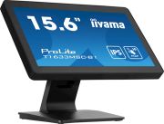 Image de iiyama ProLite écran plat de PC 39,6 cm (15.6") 1920 x 1080 pixels Full HD LCD Écran tactile Noir (T1633MSC-B1)