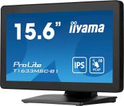 Image de iiyama ProLite écran plat de PC 39,6 cm (15.6") 1920 x 1080 pixels Full HD LCD Écran tactile Noir (T1633MSC-B1)