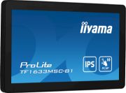 Image de iiyama ProLite écran plat de PC 39,6 cm (15.6") 1920 x 1080 pixels Full HD Écran tactile Noir (TF1633MSC-B1)