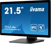 Image de iiyama ProLite écran plat de PC 54,6 cm (21.5") 1920 x 1080 pixels Full HD LED Écran tactile Noir (T2238MSC-B1)