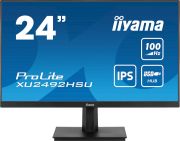 Image de iiyama ProLite écran plat de PC 60,5 cm (23.8") 1920 x 1080 pixels Full HD LED Noir (XU2492HSU-B6)