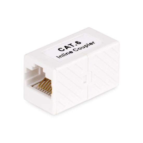 Image de StarTech.com Coupleur RJ45, Connecteur Cat6 en Ligne, Adaptateur T568 Femelle à Femelle (F/F) - Raccord/Connecteur RJ45 - Extension de Câble Ethernet non Blindé (IN-CAT6-COUPLER-U1)