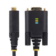 Image de StarTech.com Câble USB-Série de 1m - Rétention COM, Vis/Écrous Interchangeables, Adaptateur USB vers DB9 RS232, Convertisseur USB RS232, Circuit Intégré FTDI, Protecti ... (1P3FFCB-USB-SERIAL)