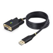 Image de StarTech.com câble Série Noir 1 m USB Type-A DB-9 (1P3FFCNB-USB-SERIAL)
