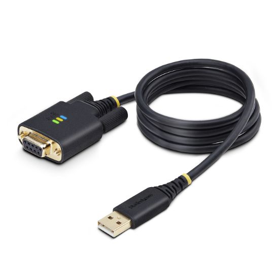 Image de StarTech.com câble Série Noir 1 m USB Type-A DB-9 (1P3FFCNB-USB-SERIAL)