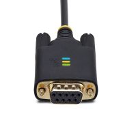 Image de StarTech.com câble Série Noir 1 m USB Type-A DB-9 (1P3FFCNB-USB-SERIAL)