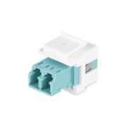 Image de StarTech.com adaptateur de fibres optiques LC 1 pièce(s) Blanc (DMFKSLCLCCOUPLER)