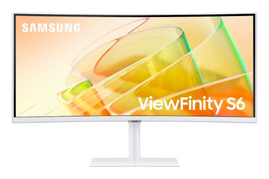 Image de Samsung S65TC écran plat de PC 86,4 cm (34") 3440 x 1440 pixels UltraWide Quad HD LED Blanc (LS34C650TAUXEN)