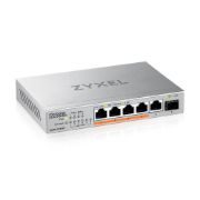 Image de Zyxel XMG-105HP Non-géré 2.5G Ethernet (100/1000/2500) Connexion Ethernet, supportant l'alimentation via ce port (PoE) Argent (XMG-105HP-EU0101F)