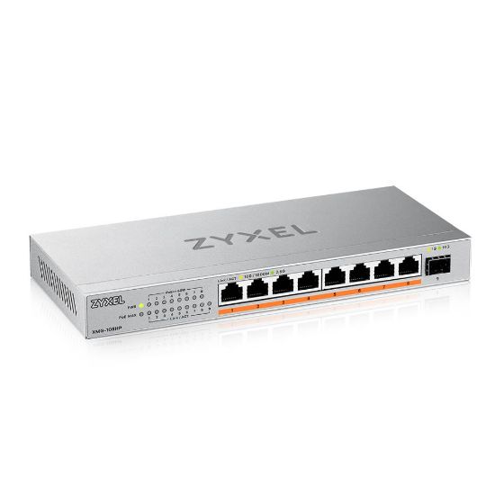 Image de Zyxel XMG-108HP Non-géré 2.5G Ethernet (100/1000/2500) Connexion Ethernet, supportant l'alimentation via ce port (PoE) (XMG-108HP-EU0101F)