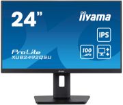 Image de iiyama ProLite écran plat de PC 60,5 cm (23.8") 2560 x 1440 pixels Quad HD LED Noir (XUB2492QSU-B1)