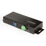 Image de StarTech.com Hub USB 3.0 7 Ports avec 7x USB-A, Boîtier Industriel en Métal, Hub USB 7 ports avec Protection ESD, Montage Mural, sur Table ou sur Rail, USB 3.0/3.1/3. ... (5G7AINDRM-USB-A-HUB)