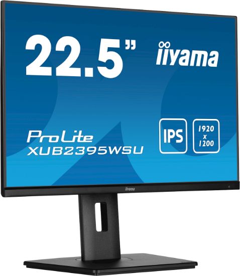 Image de iiyama ProLite écran plat de PC 57,1 cm (22.5") 1920 x 1200 pixels WUXGA LED Noir (XUB2395WSU-B5)