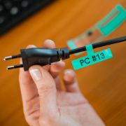 Image de Brother ruban d'étiquette Noir sur vert (FLE-7511)