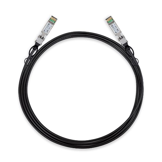 Image de TP-Link câble InfiniBand et à fibres optiques SFP+ DAC Noir (TL-SM5220-3M)