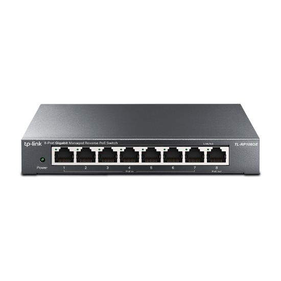 Image de TP-Link Switch PoE inversé administrable Gigabit à 8 ports (TL-RP108GE)