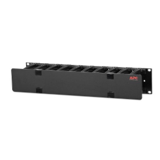 Image de APC NetShelter Gestion des câbles - Rack 19P - 2Ux4p profondeur - Cache d'un côté - Professionnels (AR8600A)