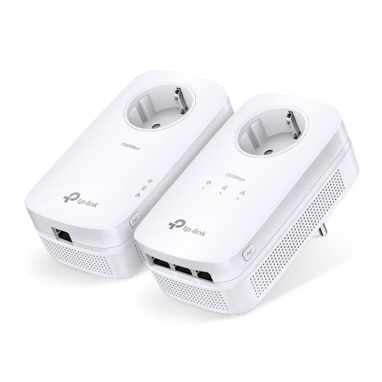 Image de TP-Link Adaptateur réseau CPL 1300 Mbit/s Ethernet/LAN Blanc 2 pièce(s) (TL-PA8033P KIT)