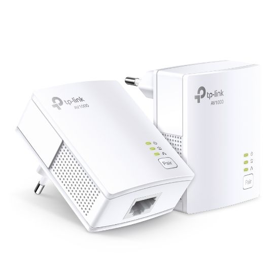 Image de TP-Link Adaptateur réseau CPL 1000 Mbit/s Ethernet/LAN Blanc 2 pièce(s) (TL-PA7017 KIT)