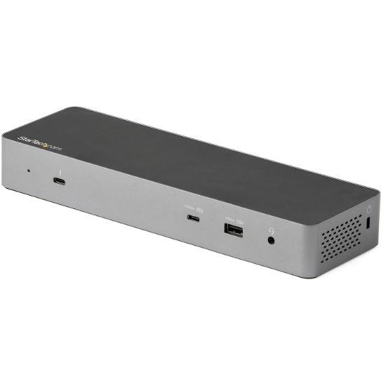 Image de StarTech.com Dock Thunderbolt 3 Compatible Hôte USB-C - Écrans Double 4K 60Hz DisplayPort 1.4 ou Double HDMI - Simple 8K - Station d'Acceuil TB3/USB-C - 96W PD, 5xUSB - 10Gbp ... (TB3CDK2DHUE)