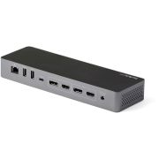 Image de StarTech.com Dock Thunderbolt 3 Compatible Hôte USB-C - Écrans Double 4K 60Hz DisplayPort 1.4 ou Double HDMI - Simple 8K - Station d'Acceuil TB3/USB-C - 96W PD, 5xUSB - 10Gbp ... (TB3CDK2DHUE)