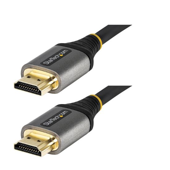 Image de StarTech.com Câble HDMI 2.1 8K de 5 m - Câble HDMI ultra haut débit certifié 48Gbps - 8K 60Hz/4K 120Hz HDR10+ eARC - Câble HDMI Ultra HD 8K - Écran/TV/Affichage - Gaine flexibl ... (HDMM21V5M)