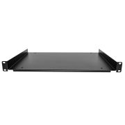 Image de StarTech.com Étagère Rack 19 pouces 1U - Plateau Rackable Universel - Étagère Baie de Brassage - Étagère Cantilever Rack 19" - Capacité 25kg - Rangement Rack Informat ... (SHELF-1U-12-FIXED-S)