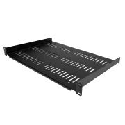 Image de StarTech.com Étagère Rack 19 pouces 1U - Plateau Rackable Universel Ventilé - Étagère Baie de Brassage - Étagère Cantilever Rack 19" - Capacité 25kg - Rangement Rack ... (SHELF-1U-12-FIXED-V)