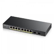 Image de Zyxel GS1900-8HP v3 PoE Géré L2 Gigabit Ethernet (10/100/1000) Connexion Ethernet, supportant l'alimentation via ce port (PoE) Noir (GS1900-8HP-EU0103F)