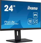 Image de iiyama écran plat de PC 60,5 cm (23.8") 1920 x 1080 pixels Full HD LED Noir (XUB2492HSU-B6)