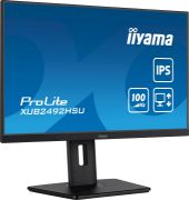 Image de iiyama écran plat de PC 60,5 cm (23.8") 1920 x 1080 pixels Full HD LED Noir (XUB2492HSU-B6)