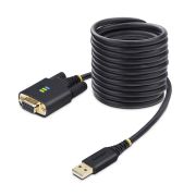 Image de StarTech.com câble Série Noir 3 m USB Type-A DB-9 (1P10FFCN-USB-SERIAL)