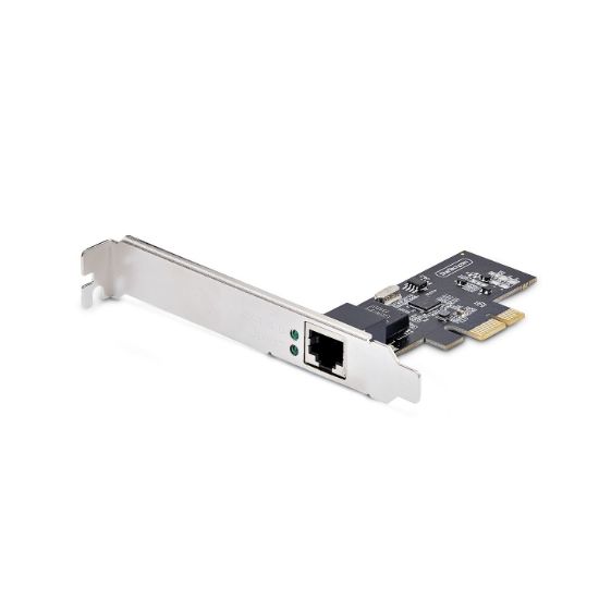 Image de StarTech.com Carte Réseau PCIe à 1 Port 2,5 Gbps NBASE-T, Intel&reg; I225-V, Carte Réseau pour Ordinateur à Port Unique, Carte Réseau Ethernet MultiGigabit, Carte LAN ... (PR12GI-NETWORK-CARD)