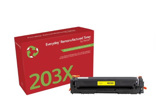Image de Toner remanufacturé Jaune Everyday™ de Xerox compatible avec HP 203X (CF542X), Grande capacité (006R03622)