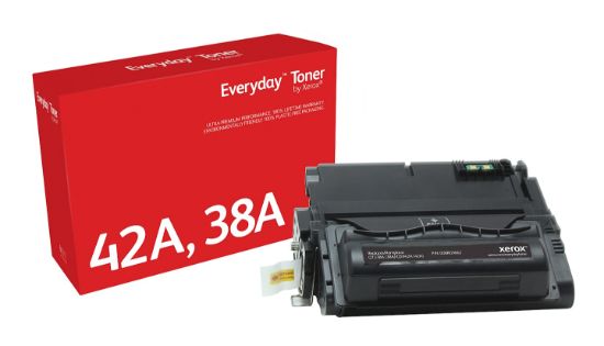 Image de Toner Everyday™ _OEM_NAME_ Noir de Xerox compatible avec HP 38A (Q5942A/ Q1338A), Capacité standard (006R03662)