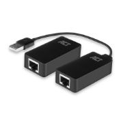 Image de ACT changeur de genre de câble USB A RJ-45 Noir (AC6063)