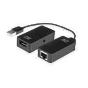 Image de ACT changeur de genre de câble USB A RJ-45 Noir (AC6063)