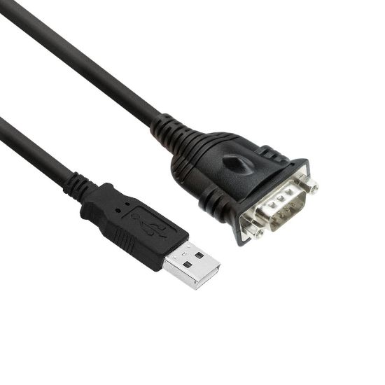 Image de ACT câble Série Noir 0,6 m USB Type-A DB-9 (EM1016)